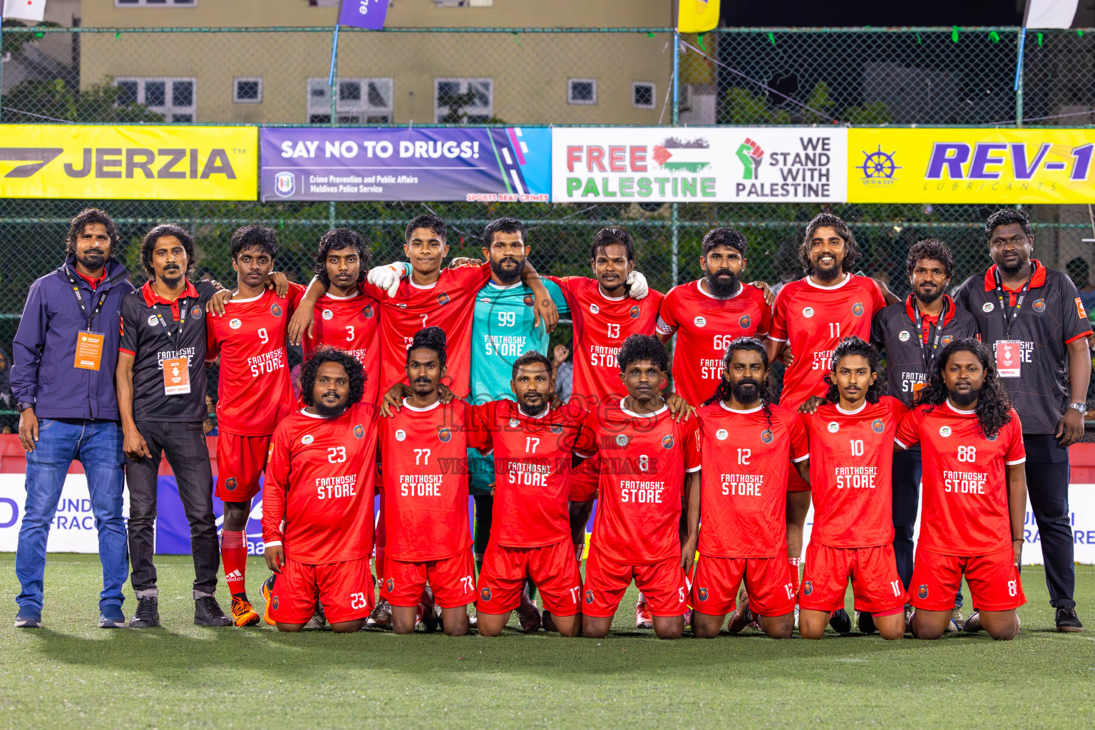 F Dharanboodhoo vs F Bilehdhoo in Day 24 of Golden Futsal Challenge 2024 was held on Wednesday , 7th February 2024 in Hulhumale', Maldives
Photos: Ismail Thoriq / images.mv