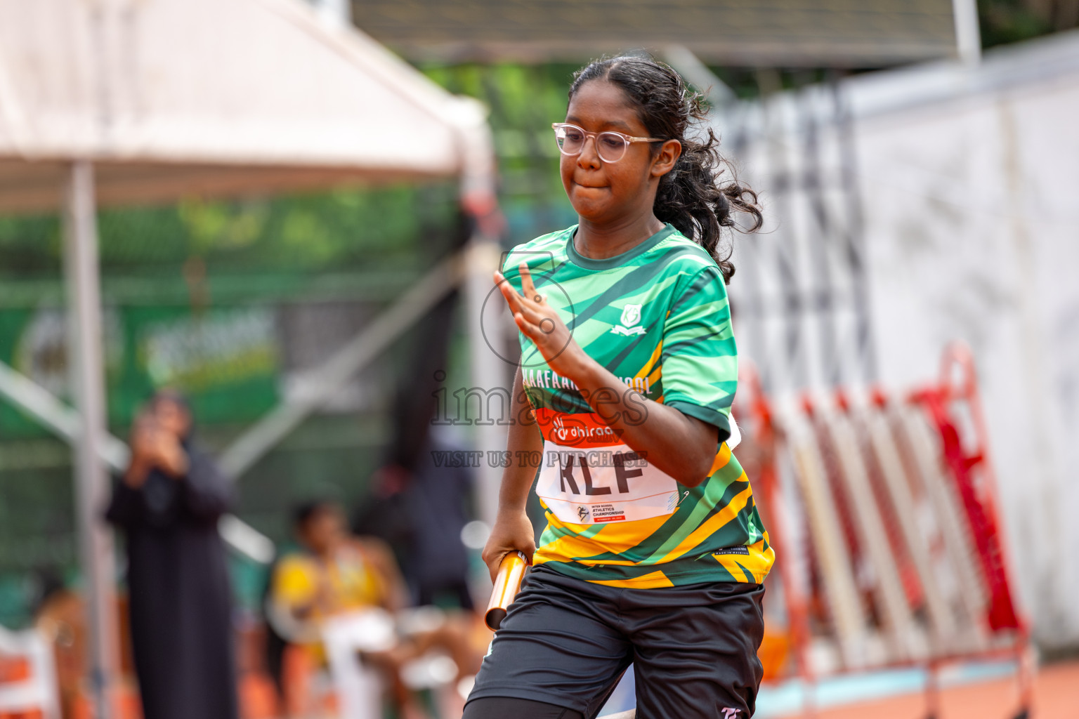 Day 6 of Inter-school Athletics Championship 2025 held in Ekuveni Synthetic Track, Male', Maldives on Sunday, 12th October 2025. Photos by: Ismail Thoriq / Images.mv