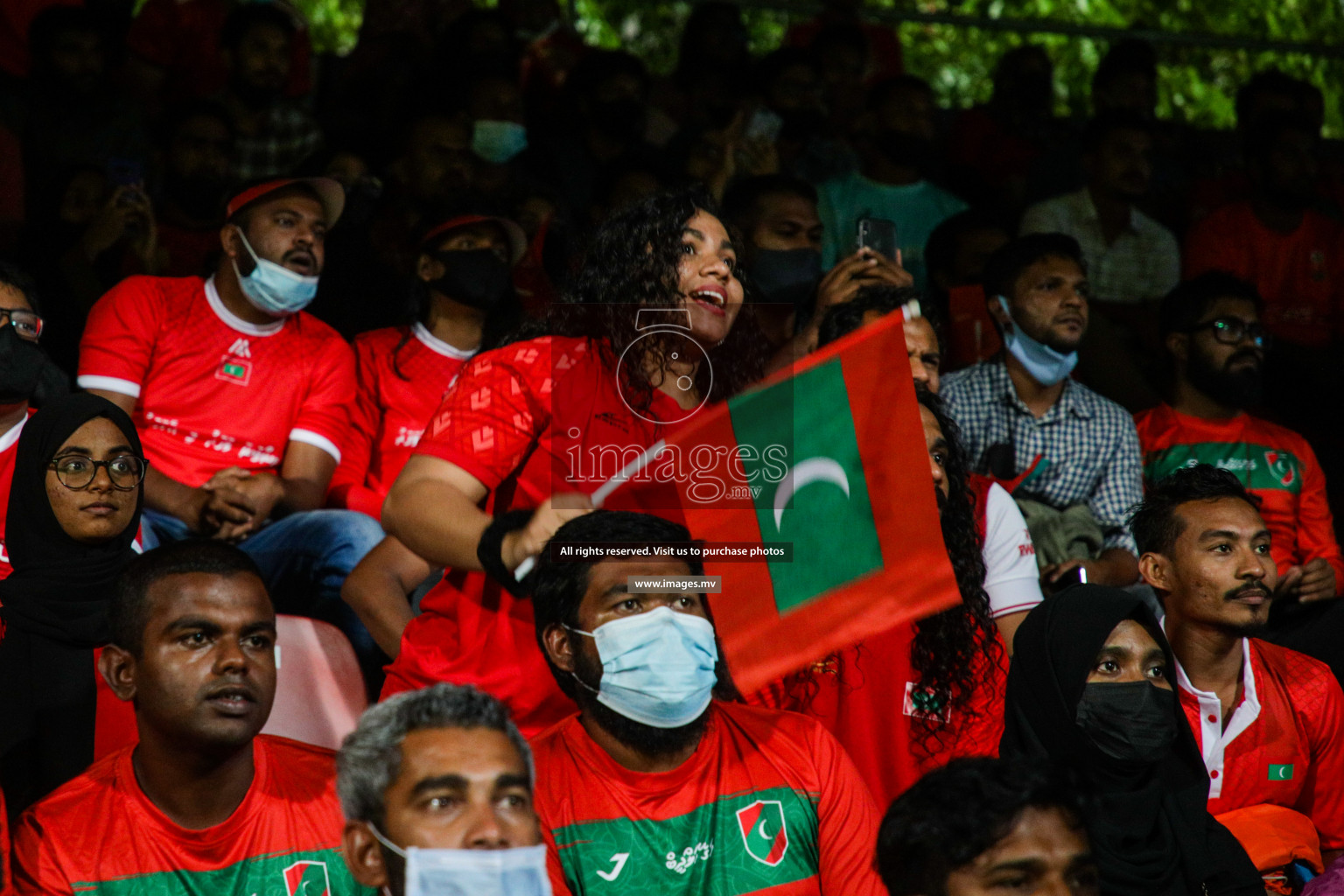 Maldives vs Nepal in SAFF Championship 2021 held on 1st October 2021 in Galolhu National Stadium, Male', Maldives