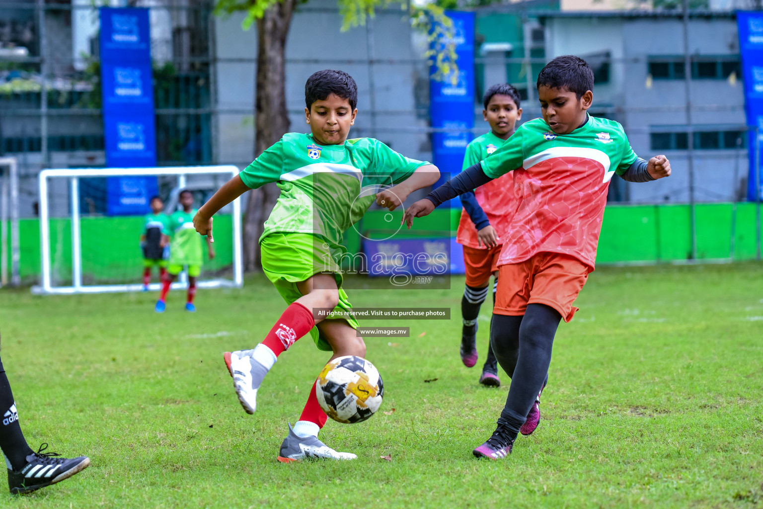 Day 1 of Milo Kids Football Fiesta 2022 was held in Male', Maldives on 19th October 2022. Photos: Nausham Waheed/ images.mv