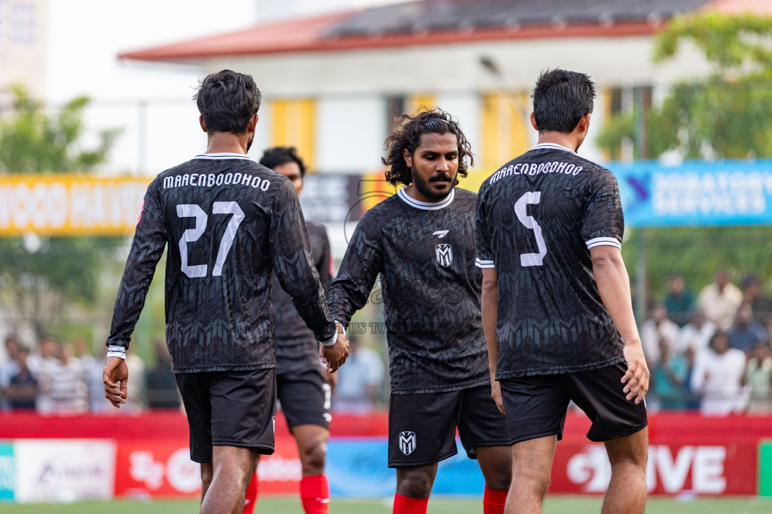 Dh Bandidhoo vs Dh. Maaenboodhoo in Day 13 of Golden Futsal Challenge 2025 was held on Friday, 17th January 2025, in Hulhumale', Maldives Photos: Hassan Simah / images.mv