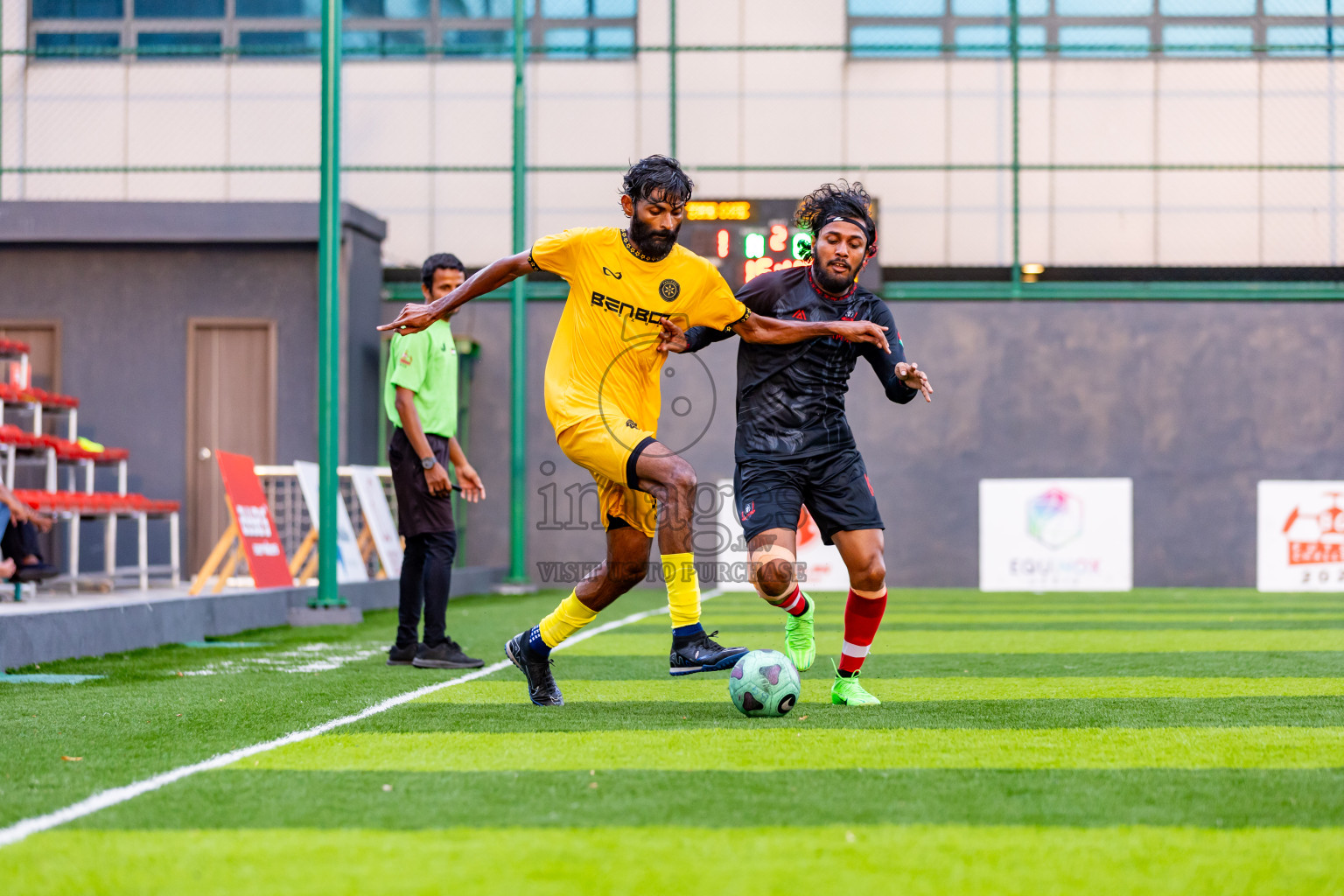 The One vs Fasthari SC in Day 15 of BG Futsal Challenge 2024 was held on Tuesday, 26th March 2024, in Male', Maldives Photos: Nausham Waheed / images.mv