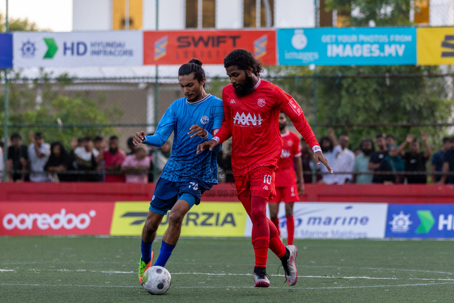 GA Kondey vs GA Gemanafushi in Day 5 of Golden Futsal Challenge 2024 was held on Friday, 19th January 2024, in Hulhumale', Maldives Photos: Mohamed Mahfooz Moosa / images.mv