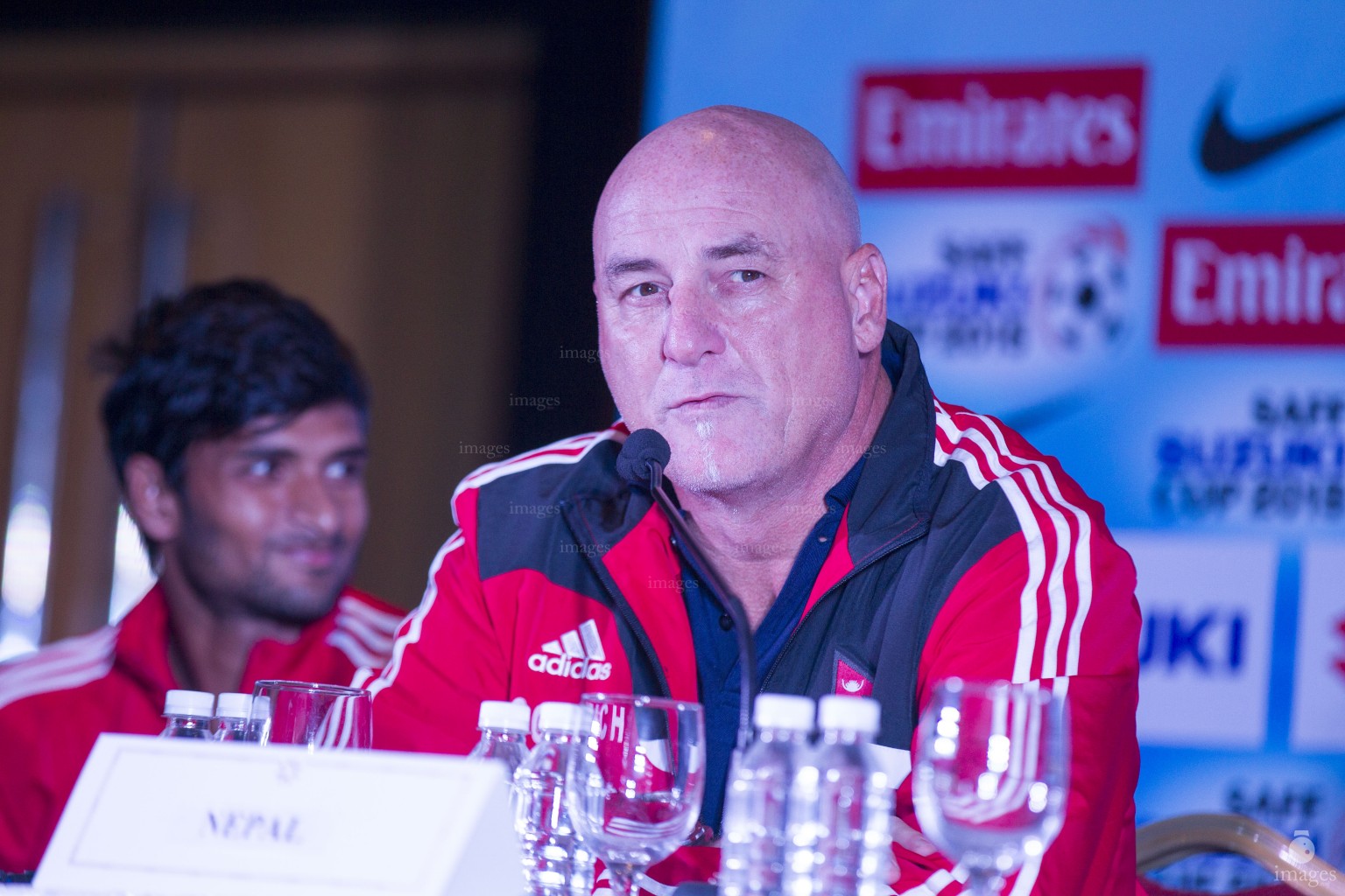 Prematch press conference held in Vivanta by Taj Hotel in Thiruvananthapuram, India, Tuesday, December 22, 2015. (Images.mv Photo: Mohamed Ahsan)