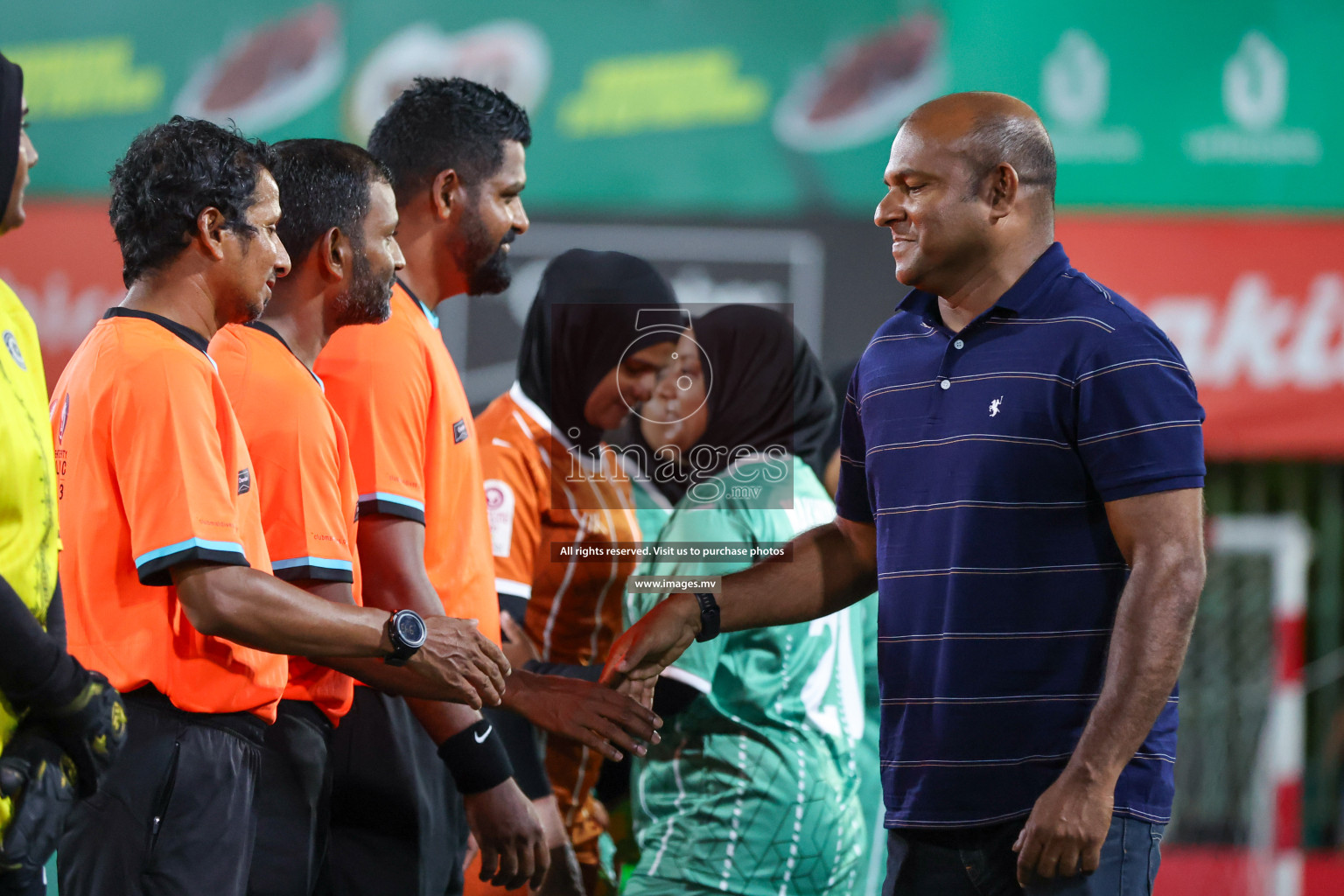 Prison Club vs Club MYS in 18/30 Futsal Fiesta Classic 2023 held in Hulhumale, Maldives, on Friday, 21st July 2023 Photos: Nausham Waheed / images.mv