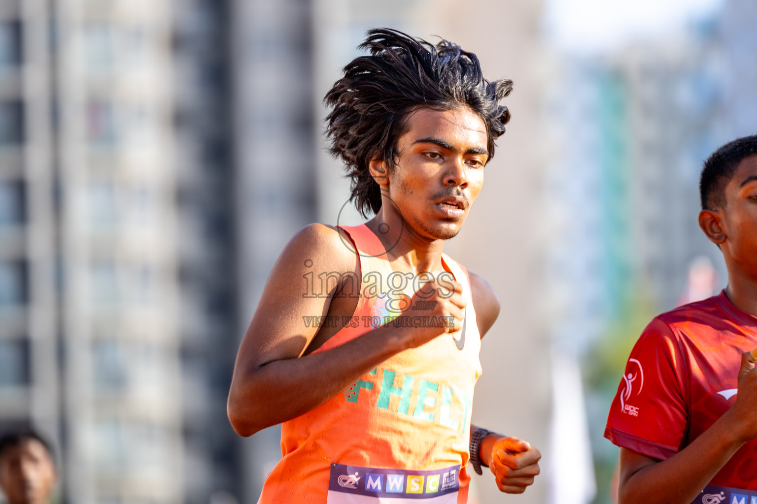 Day 4 of MWSC Interschool Athletics Championships 2024 held in Hulhumale Running Track, Hulhumale, Maldives on Tuesday, 12th November 2024. Photos by: Raaif Yoosuf / Images.mv