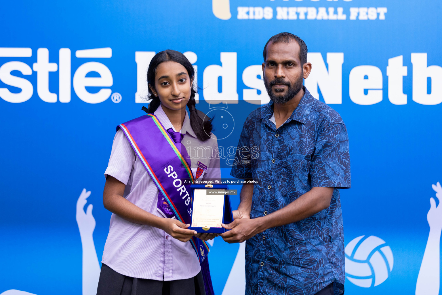 Day 2 of Nestle' Kids Netball Fiesta 2023 held in Henveyru Stadium, Male', Maldives on Thursday, 1st December 2023. Photos by Nausham Waheed / Images.mv