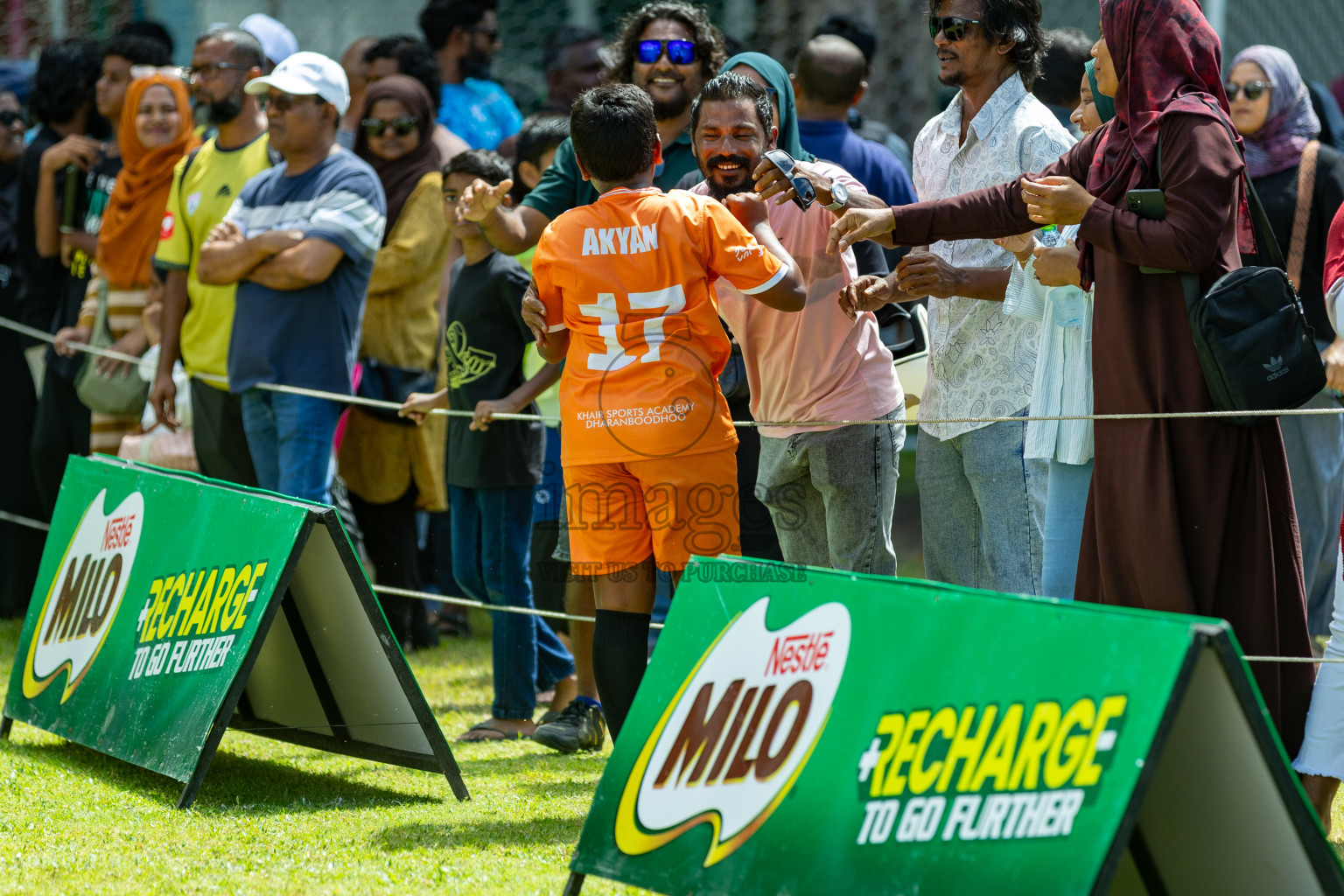 Day 3 of MILO Academy Championship 2025 (U-12) was held at Henveiru Stadium in Male', Maldives on Saturday, 3rd May 2025. 
Photos: Hassan Simah  / images.mv
