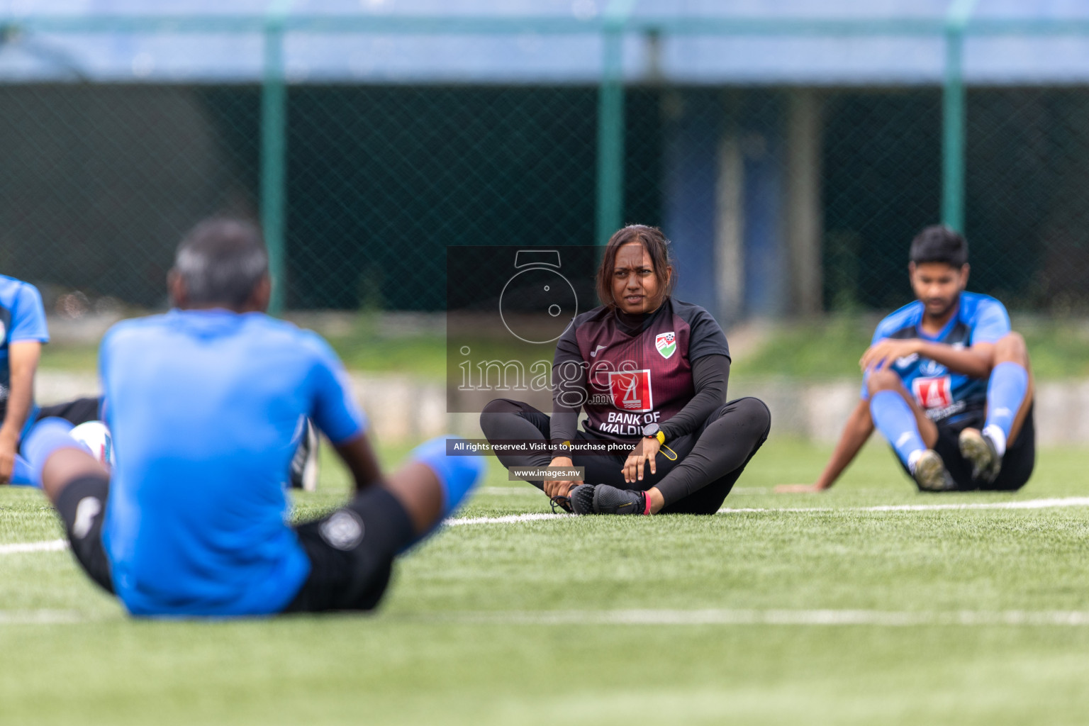 Maldives and Bangladesh Practice Sessions on 23 June 2023 before their match in Bangabandhu SAFF Championship 2023 held in Bengaluru Football Tournament