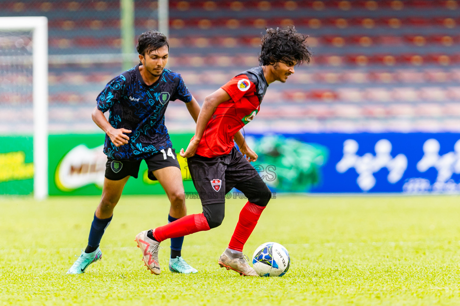 TC Sports Club vs Super United Sports in Day 5 of Under 19 Youth Championship 2024 was held at National Stadium in Male', Maldives on Sunday, 23rd June 2024. Photos: Nausham Waheed / images.mv