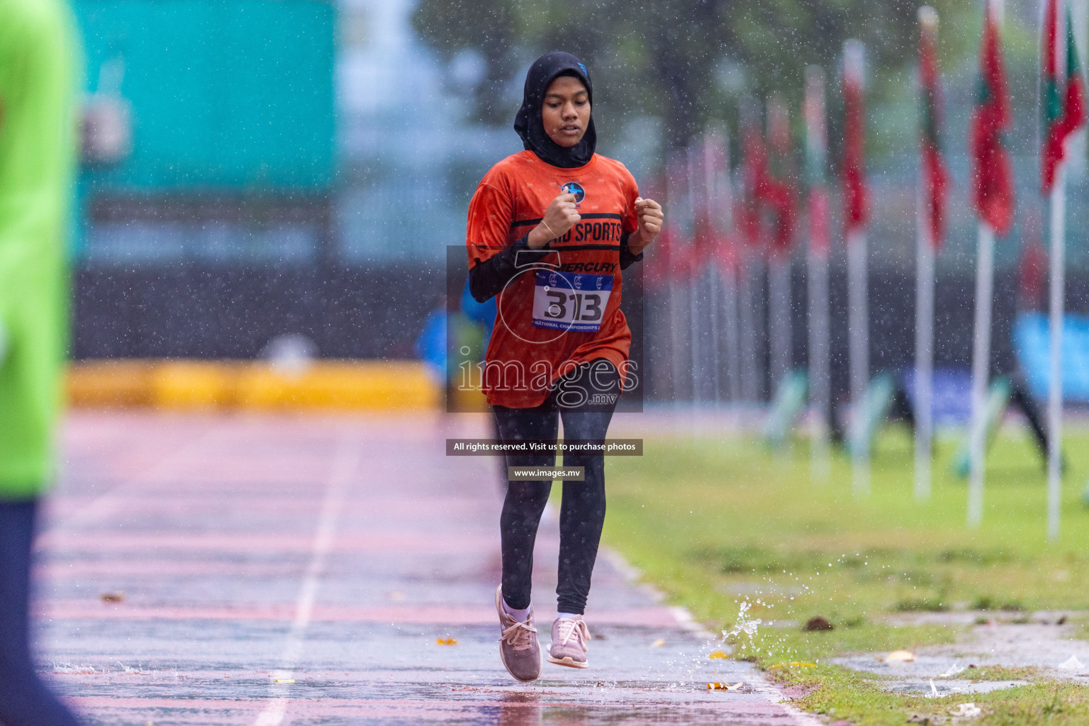 Day 2 of National Athletics Championship 2023 was held in Ekuveni Track at Male', Maldives on Friday, 24th November 2023. Photos: Nausham Waheed / images.mv