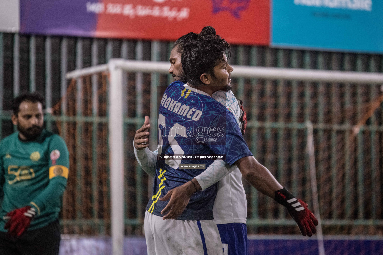 Prison Club vs MACL in the Quarter Finals of Club Maldives 2021 held at Hulhumale;, on 12th December 2021 Photos: Nausham / images.mv