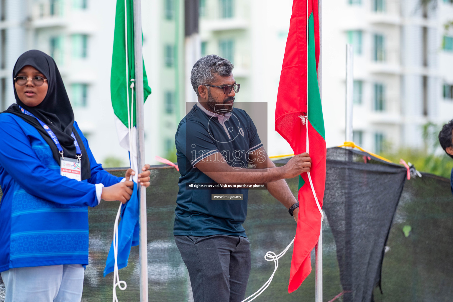 Day one of Inter School Athletics Championship 2023 was held at Hulhumale' Running Track at Hulhumale', Maldives on Saturday, 14th May 2023. Photos: Nausham Waheed / images.mv