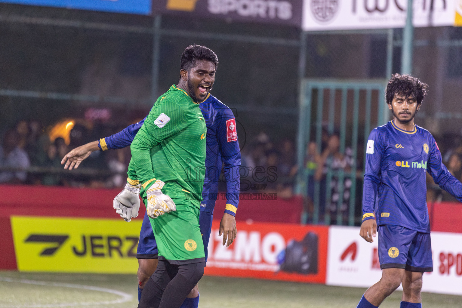 HA Baarah vs HA Maarandhoo in Day 5 of Golden Futsal Challenge 2025 on Thursday, 9th January 2025, in Hulhumale', Maldives 
Photos: Hassan Simah / images.mv