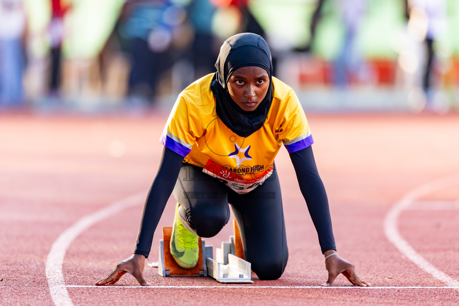 Day 1 of Inter-school Athletics Championship 2025 held in Ekuveni Synthetic Track, Male', Maldives on Monday, 06th October 2025. Photos by: Nausham Waheed / Images.mv