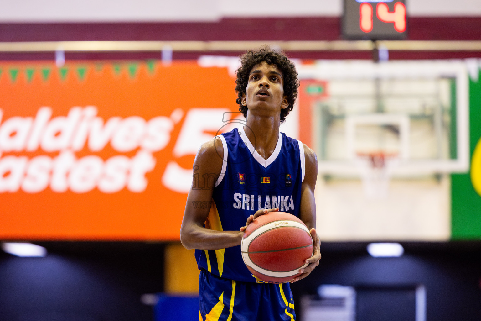 Sri Lanka vs Bangladesh in Day 2 of Under 16 Asian Cup SABA Qualifiers 2025 was held in Social Center, Male', Maldives on Friday, 13th June 2025. Photos: Nausham Waheed / images.mv