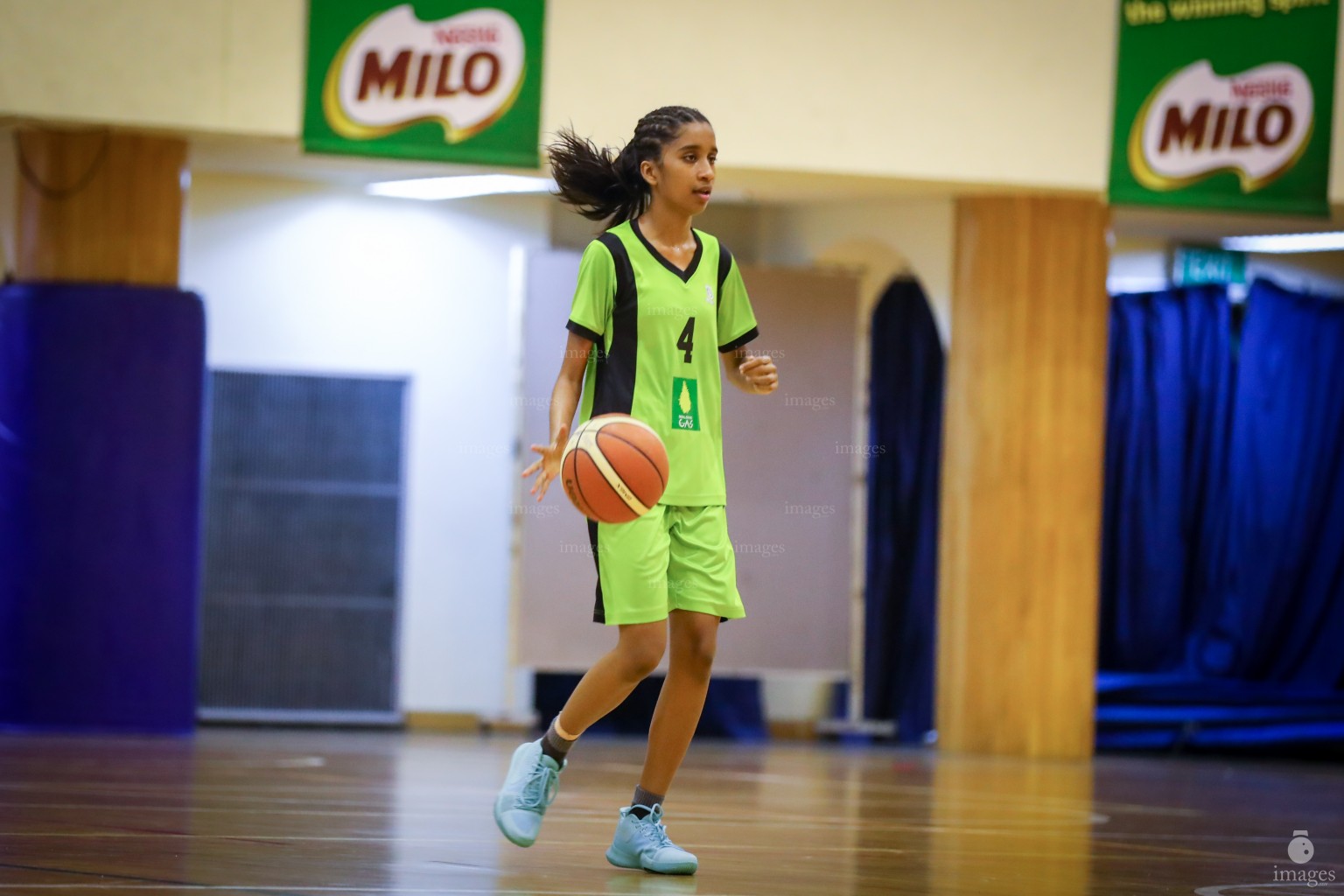 MILO Interschool Basket Tournament 2018 (U16 Girls Semi Final) Kalaafaanu vs GIS