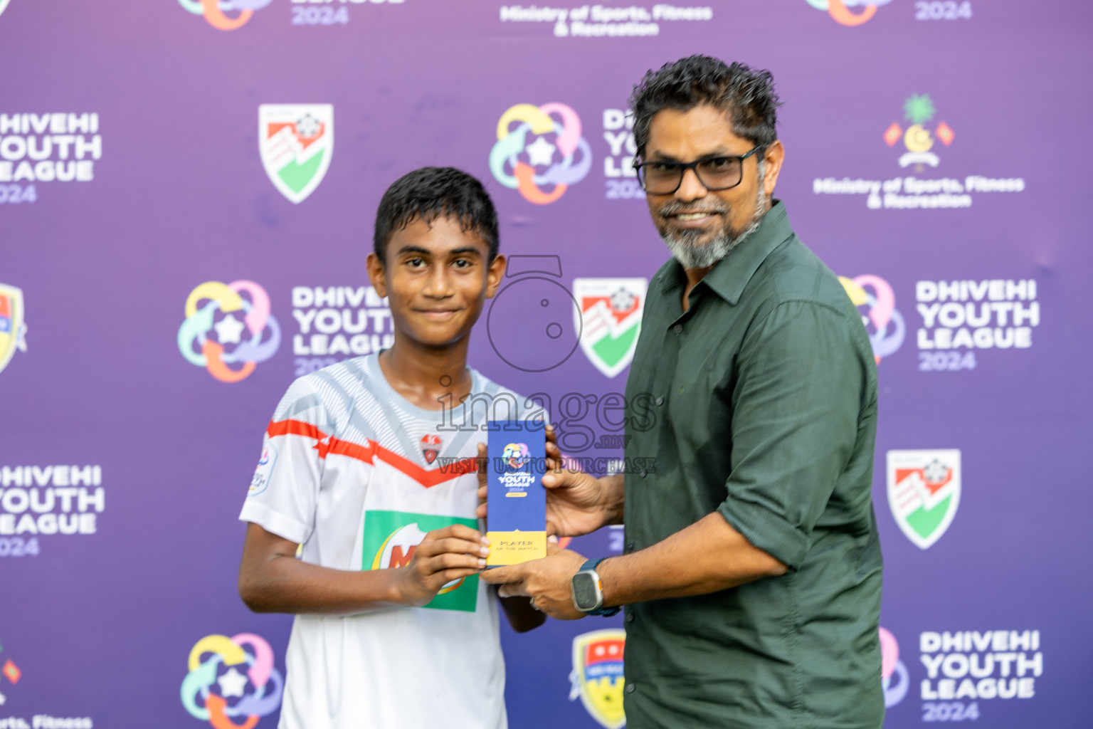 Dhivehi Youth League 2024 - Day 1. Matches held at Henveiru Stadium on 21st November 2024 , Thursday. Photos: Shuu Abdul Sattar/ Images.mv