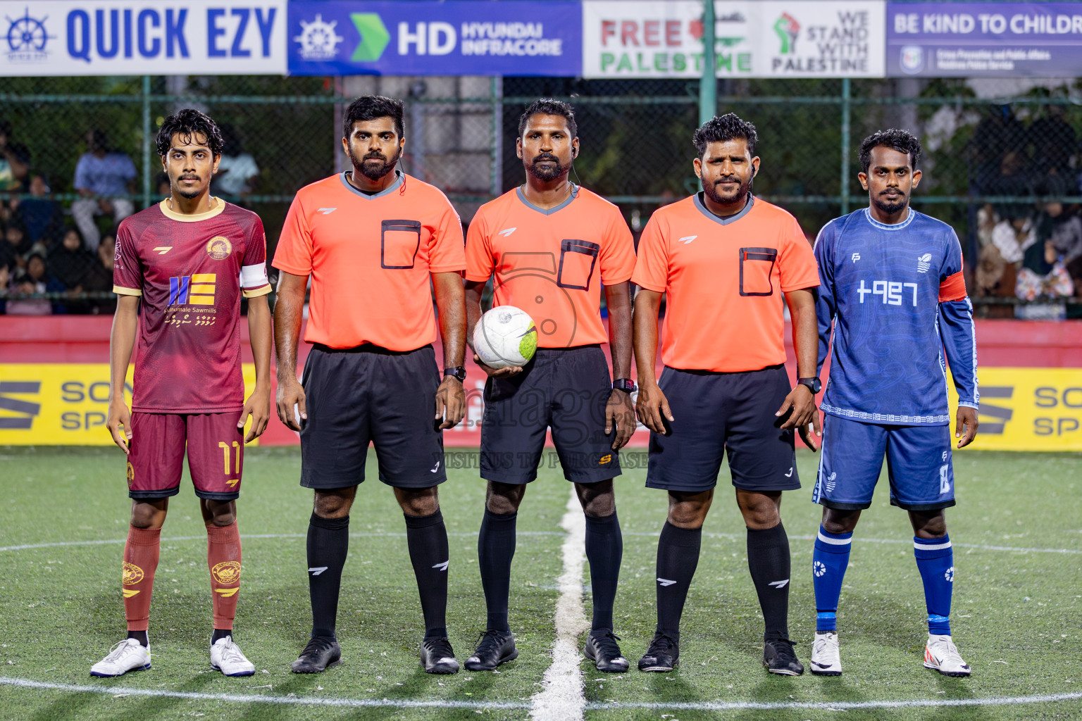 V. Keyodhoo VS AA. Mathiveri on Day 36 of Golden Futsal Challenge 2024 was held on Wednesday, 21st February 2024, in Hulhumale', Maldives 
Photos: Hassan Simah/ images.mv