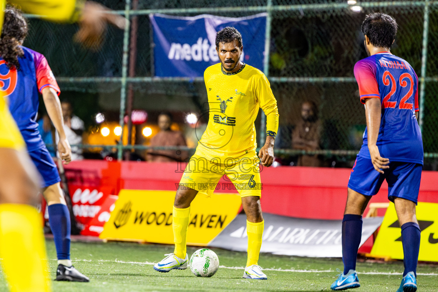 Antrac vs Medtech in Day 6 of Office League 2025 was held on Monday, 21st April 2025 in Hulhumale', Maldives. Photos: Nausham Waheed / images.mv