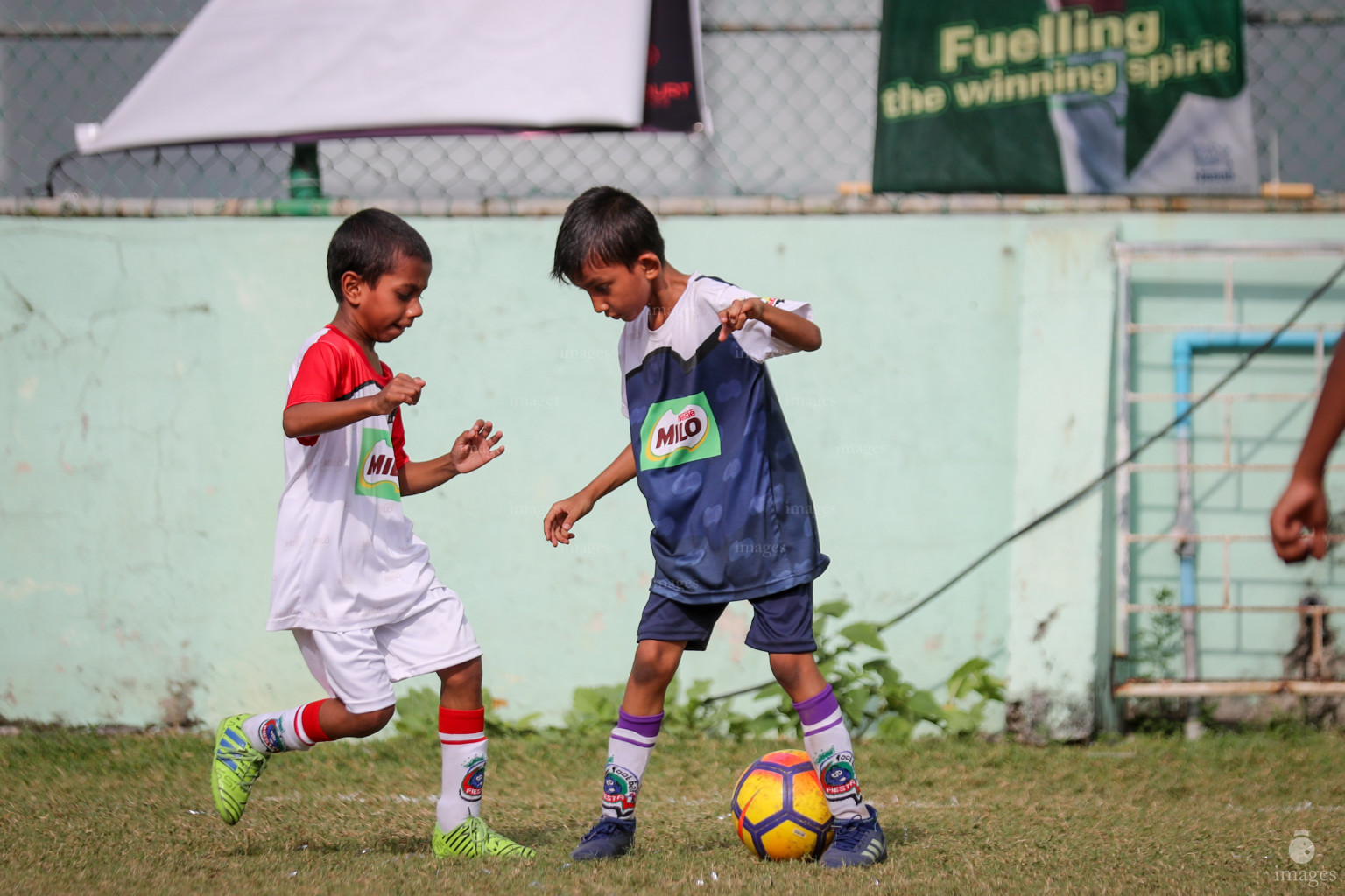 Day 4 of MILO Kids Football Fiesta in Henveiru Grounds in Male', Maldives, Saturday, February 23rd 2019 (Images.mv Photo/Ismail Thoriq)