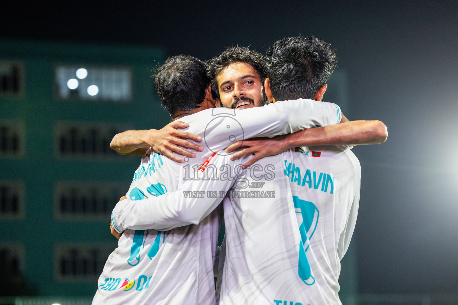 AA Bodufolhudhoo vs AA Thoddoo in Day 15 of Golden Futsal Challenge 2025 was held on Sunday, 19th January 2025, in Hulhumale', Maldives. Photos: Nausham Waheed / images.mv