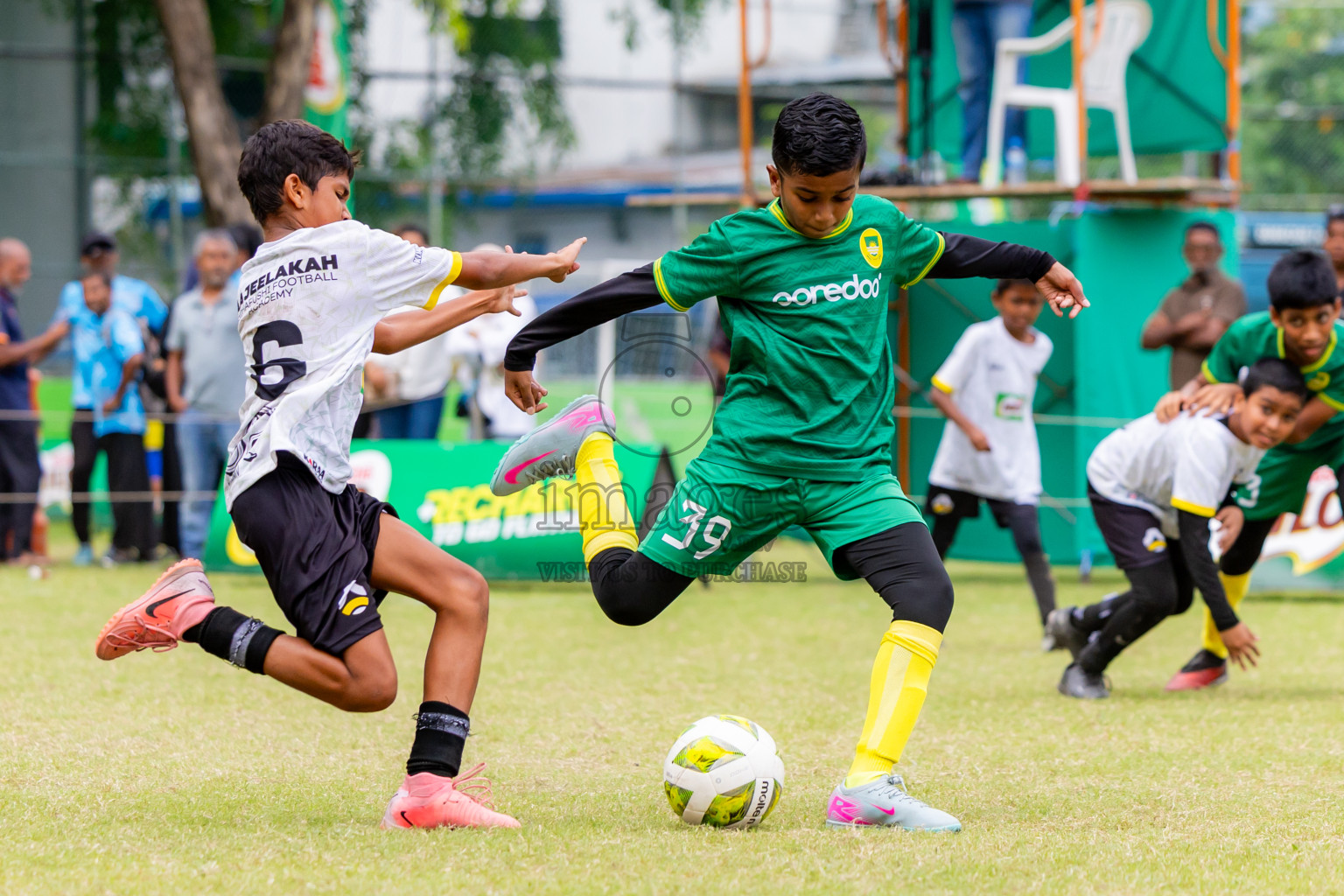 Day 1 of MILO Academy Championship 2025 (U-12) was held at Henveiru Stadium in Male', Maldives on Thursday, 1st May 2025. Photos: Nausham Waheed / images.mv