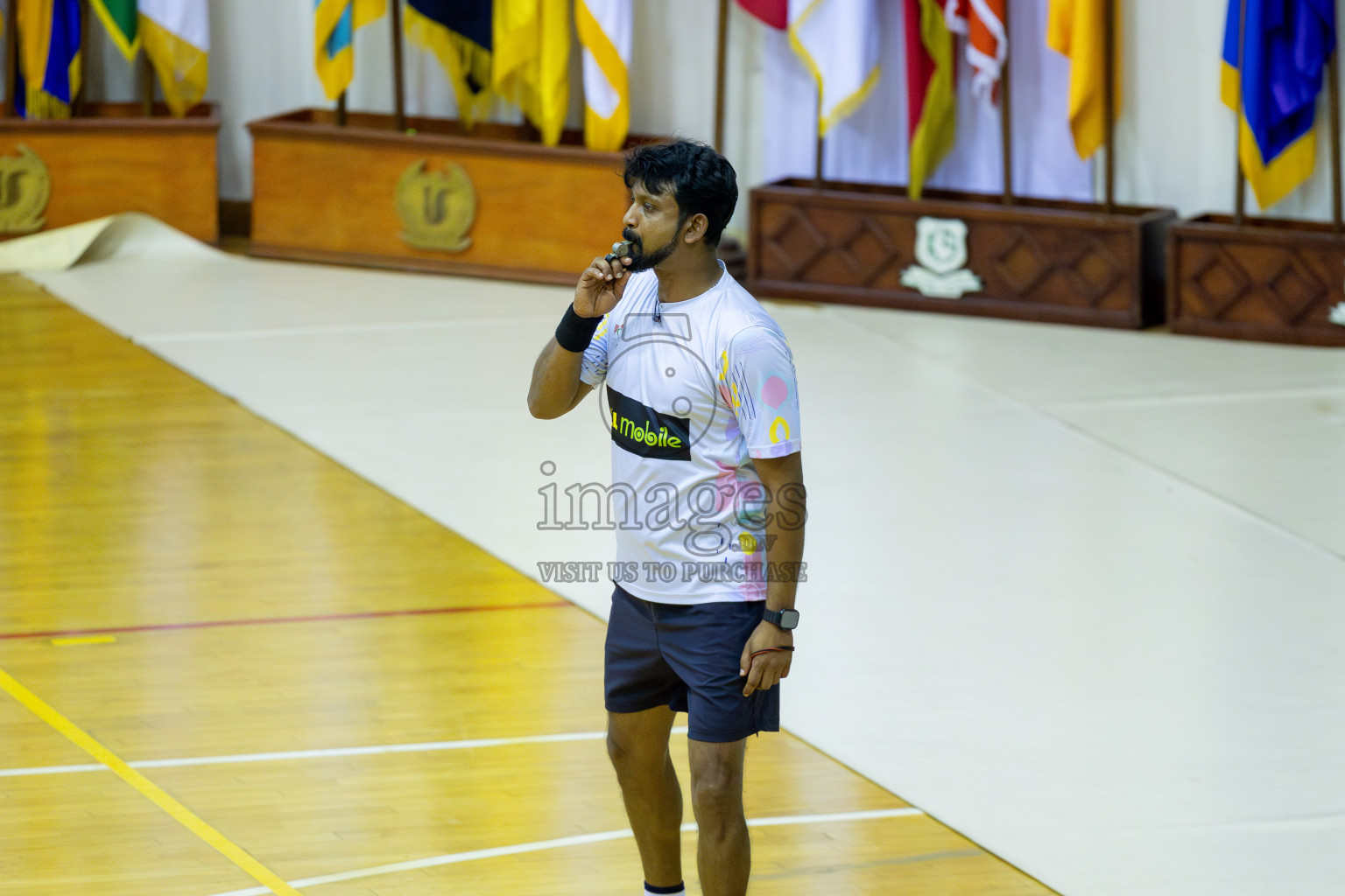 Day 13 of 25th Inter-School Netball Tournament was held in Social Center at Male', Maldives on Saturday, 24th August 2024. Photos: Mohamed Mahfooz Moosa / images.mv