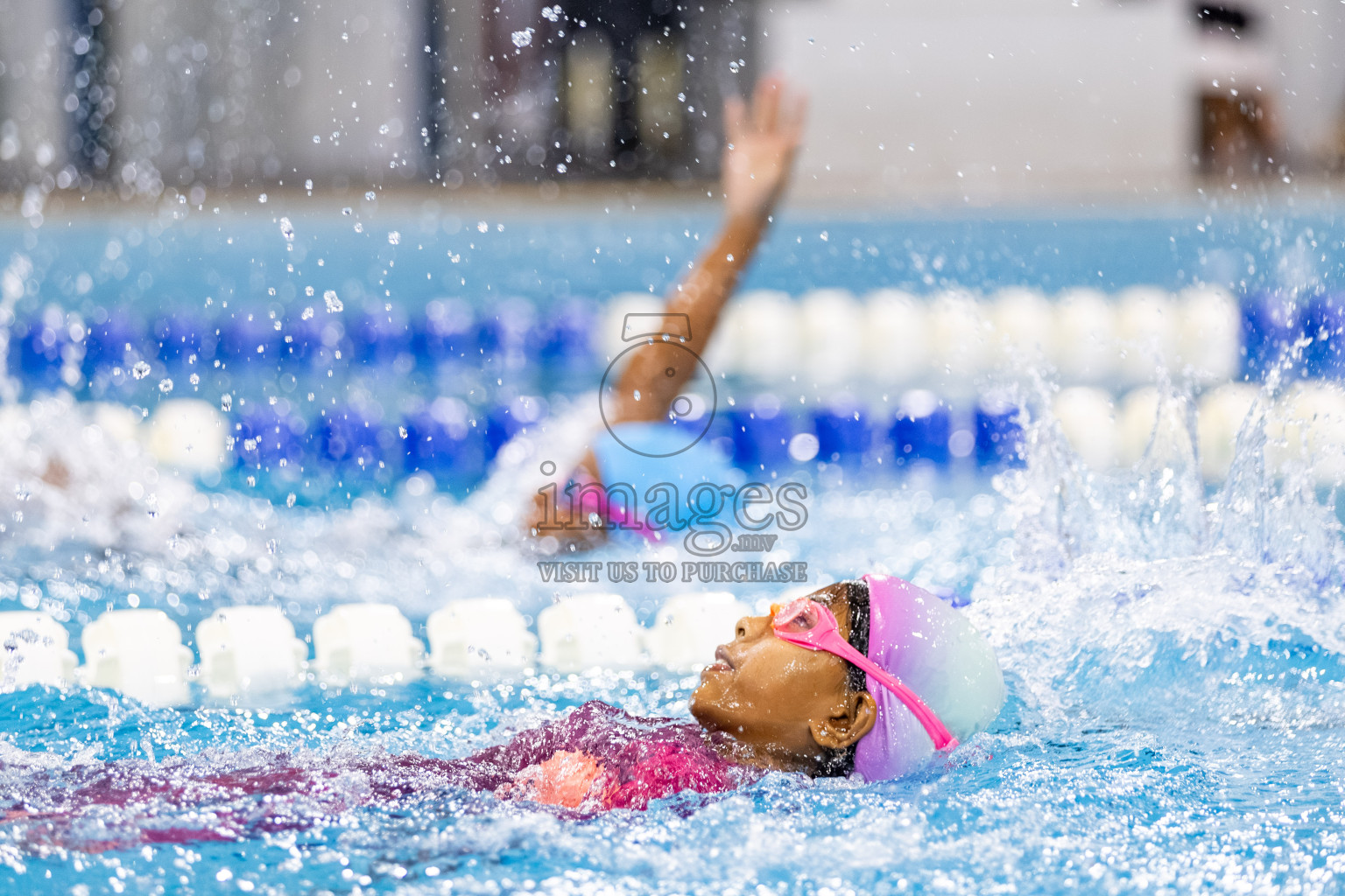 Day 4 of BML 6th National Kids Swimming Kids Festival 2025 held in Hulhumale', Maldives on Thursday, 6th November 2024. Photos: Hassan Simah / images.mv