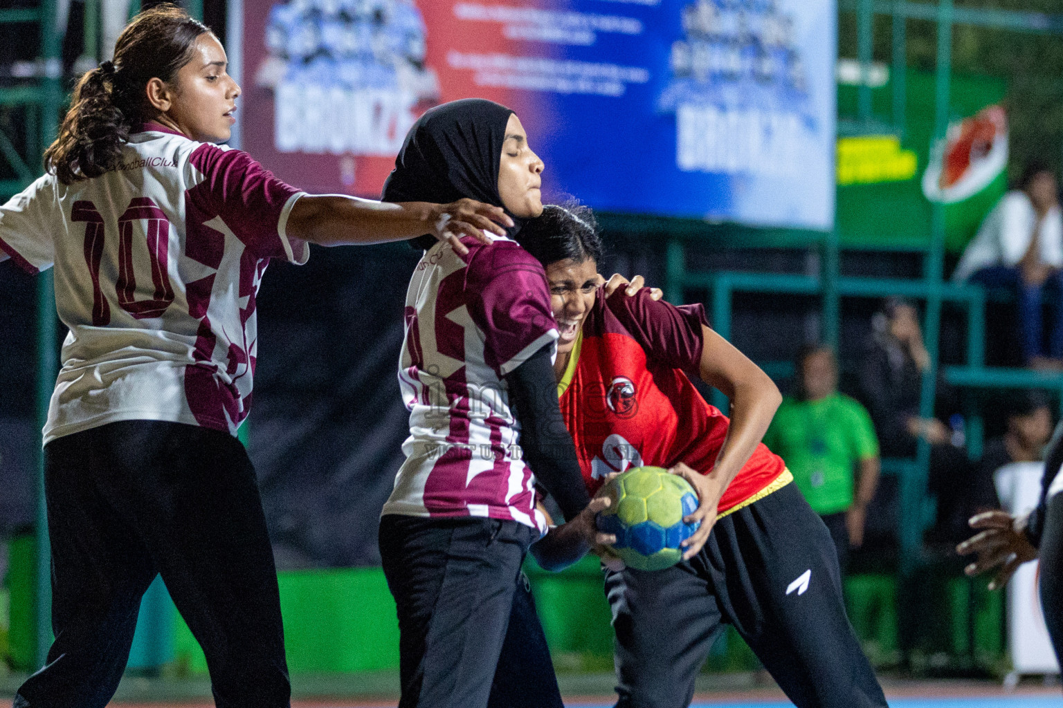 Division one Final 10th National Handball Tournament 2023, held in Handball ground, Male', Maldives on Saturday, 13th January 2023 Photos: Nausham Waheed/ Images.mv