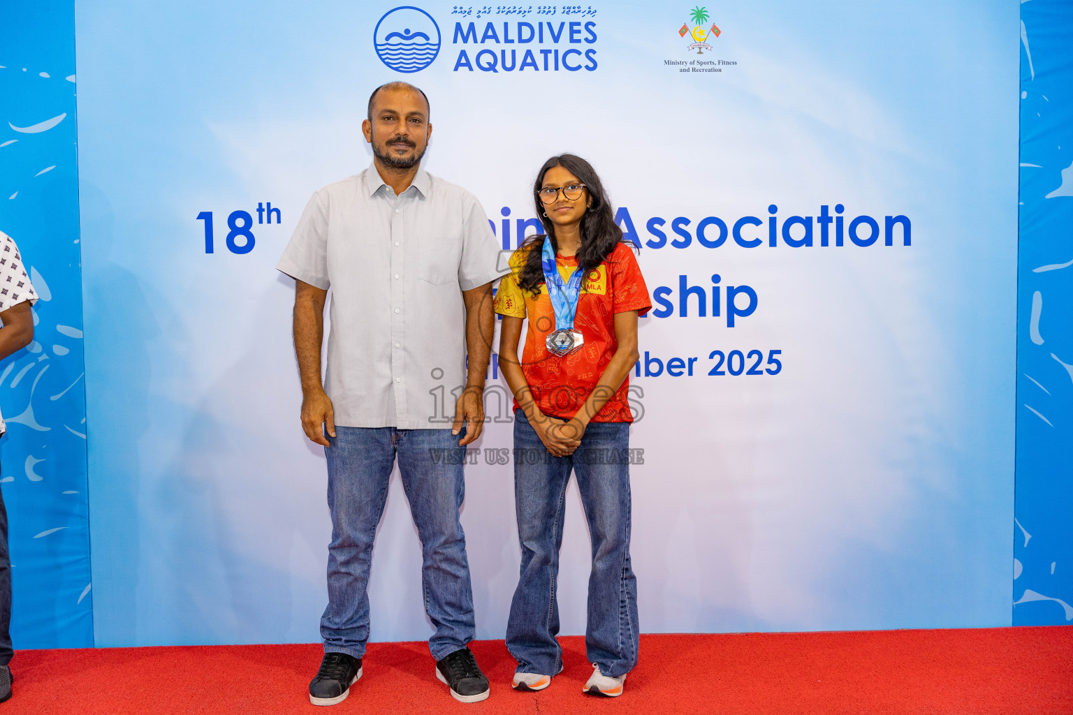 18th Swimming Association Championship 2025, Closing Ceremony was held on Saturday, 29th November 2025 at Swimming Track Hulhumale', Maldives. Photos: Areef Adam / images.mv