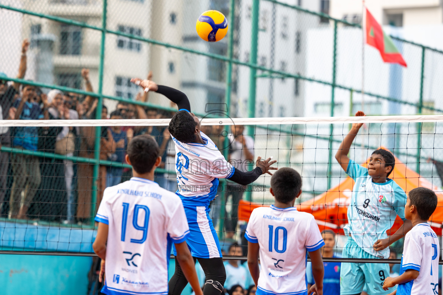 Day 5 of Interschool Volleyball Tournament 2024 was held in Ekuveni Volleyball Court at Male', Maldives on Wednesday, 27th November 2024.
Photos: Ismail Thoriq / images.mv