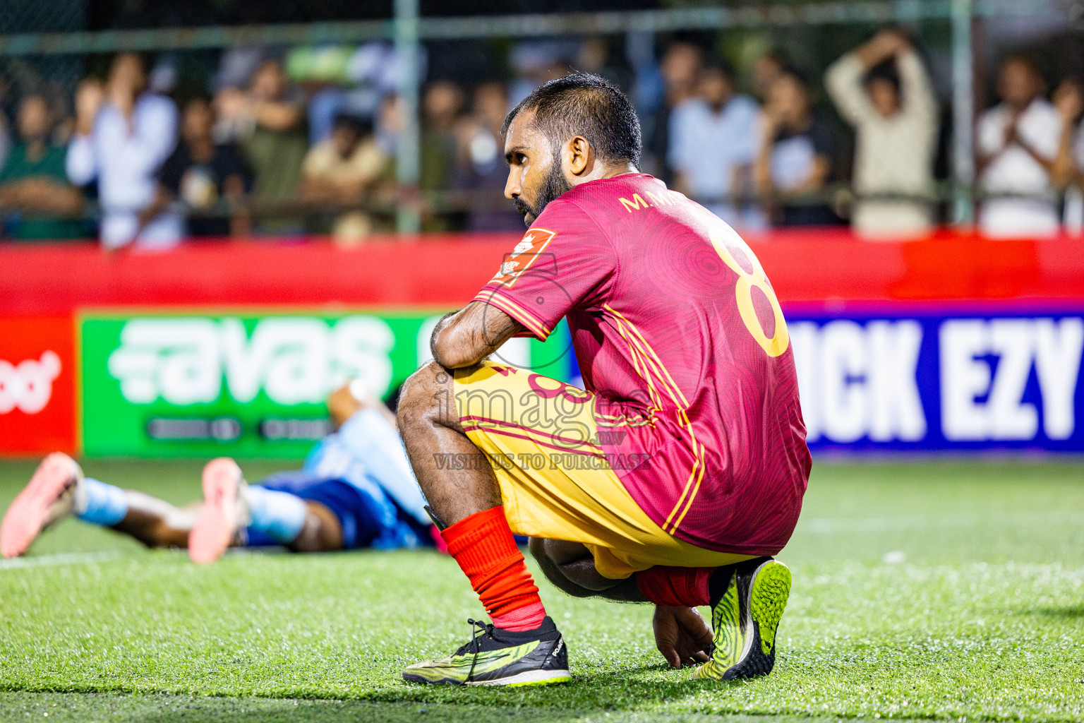 M Maduvvari VS M Dhiggaru in Day 8 of Golden Futsal Challenge 2025 was held on Sunday, 12th January 2025, in Hulhumale', Maldives Photos: Nausham Waheed , Ismail Thoriq / images.mv