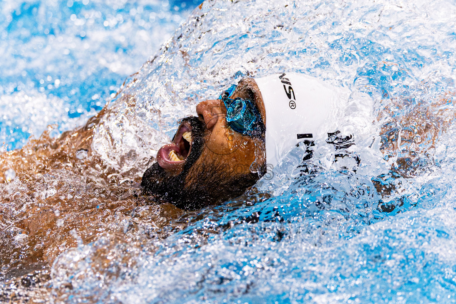 Day 4 of 1st National Short Course Swimming Competition held in Hulhumale', Maldives on Tuesday, 17th June 2025. Photos: Nausham Waheed / images.mv