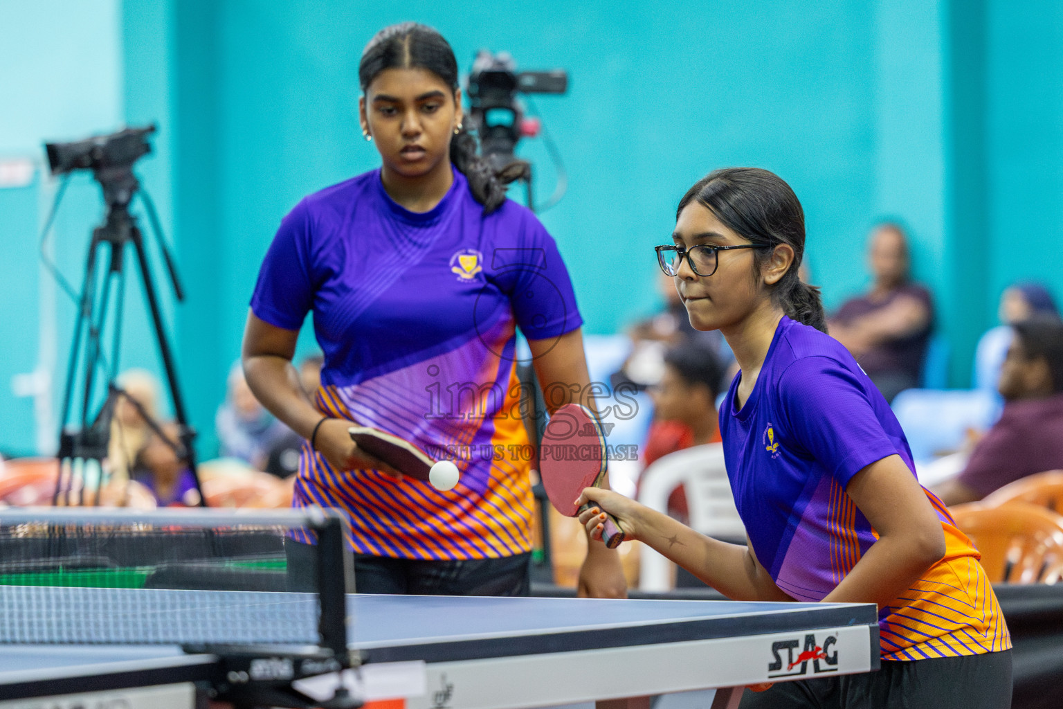 Day 3 of Interschool Table Tennis Tournament 2025 held at Male' TT Hall, Male', Maldives on Saturday, 17th May 2025. Photos By: Ismail Thoriq / images.mv