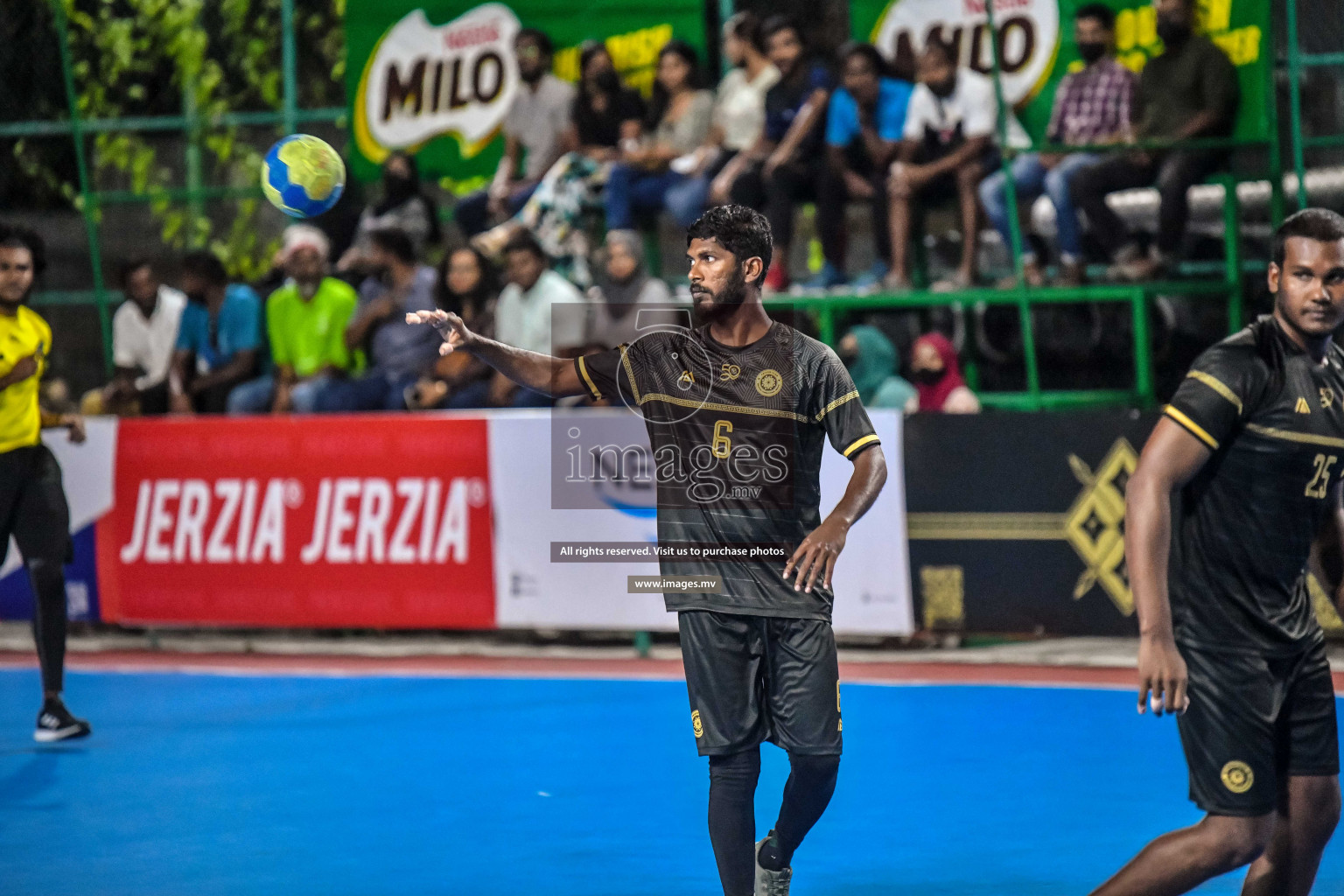 Day 7 of MILO 6th Inter Office Handball Tournament 2022 Photos by Nausham waheed