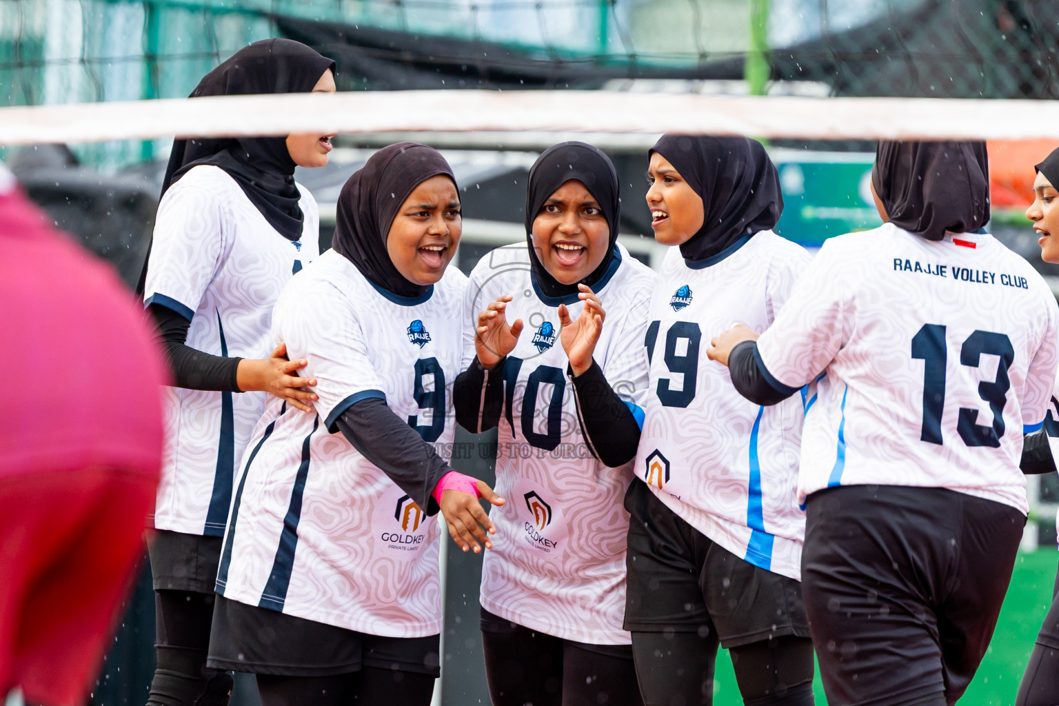 Club rising star academy vs Sports club city in Milo National Junior Volleyball Championship 2025 Day 2 was held on Sunday, 23rd November 2025 at Ekuveni Turf Court Male', Maldives. Photos: Nausham Waheed / images.mv