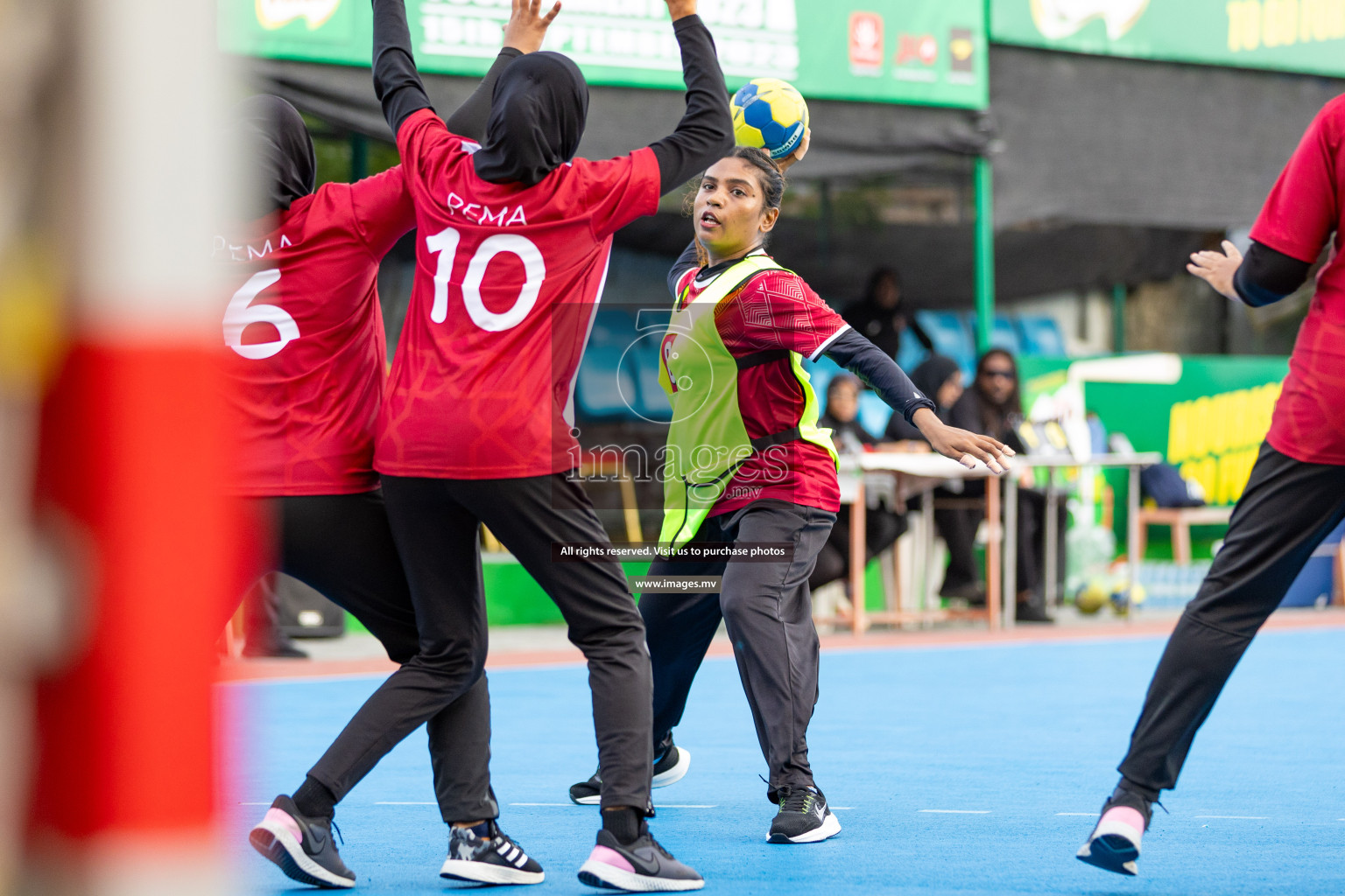 Day 1 of 7th Inter-Office/Company Handball Tournament 2023, held in Handball ground, Male', Maldives on Friday, 16th September 2023 Photos: Nausham Waheed/ Images.mv