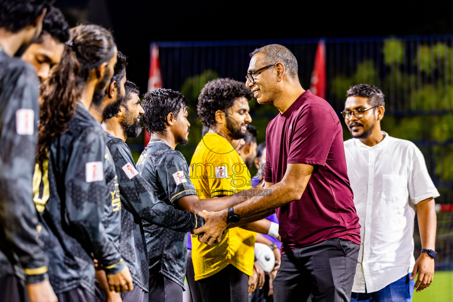 Afro SC vs FC Suddenly in Day 1 of Eydhafushi Futsal Cup 2024 was held on Monday , 8th April 2024, in B Eydhafushi, Maldives Photos: Nausham Waheed / images.mv