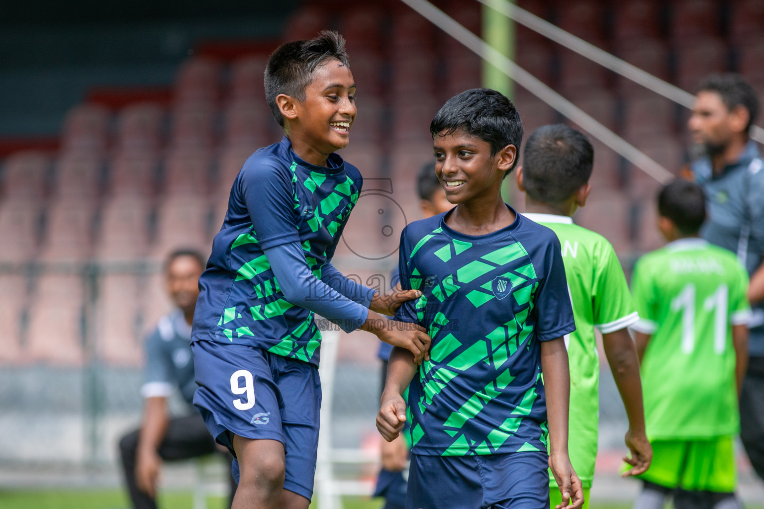 Day 2 of Under 10 MILO Academy Championship 2024 was held at National Stadium in Male', Maldives on Friday, 27th April 2024. Photos: Mohamed Mahfooz Moosa / images.mv