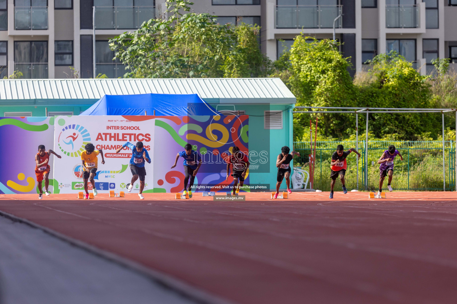 Day two of Inter School Athletics Championship 2023 was held at Hulhumale' Running Track at Hulhumale', Maldives on Sunday, 15th May 2023. Photos: Shuu/ Images.mv