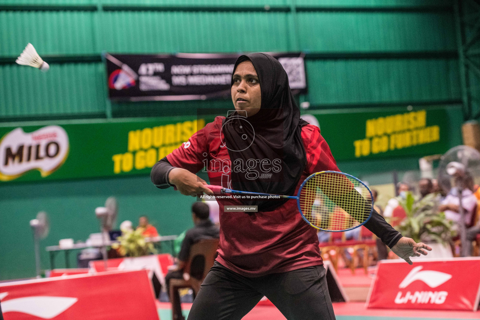 Day 5 of Badminton association mixed group championship 2021 held in Male', Maldives Photos by Nausham Waheed