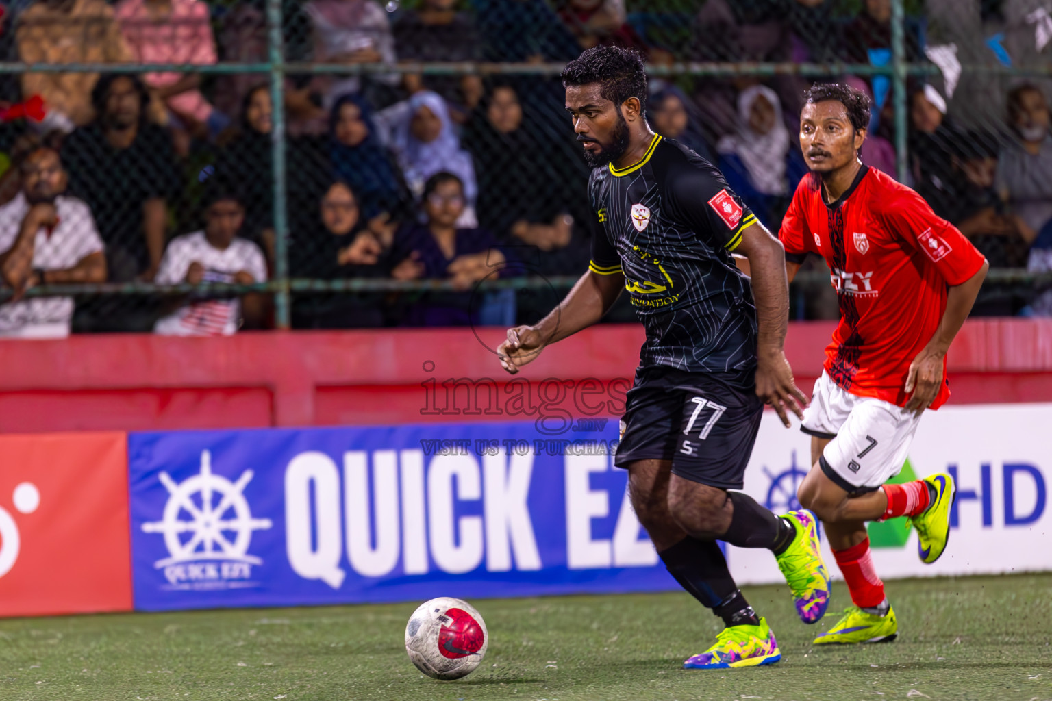 L Maamendhoo vs L Hithadhoo in Day 20 of Golden Futsal Challenge 2024 was held on Saturday , 3rd February 2024 in Hulhumale', Maldives Photos: Ismail Thoriq / images.mv