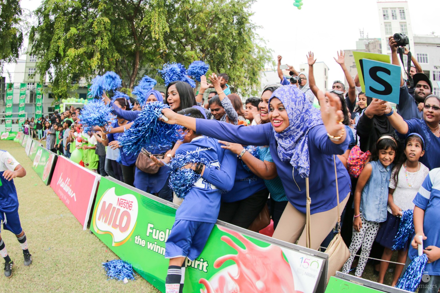 Finals of Milo Kids Football Fiesta in Male', Maldives, Saturday, February 18, 2017.(Images.mv Photo/ Abdullah Sham).