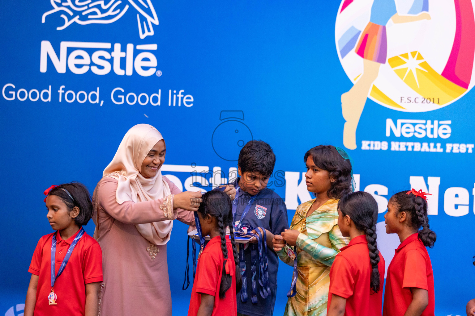 Day 3 of Nestle' Kids Netball Fest 2023 held in Henveyru Stadium, Male', Maldives on Saturday, 2nd December 2023.
Photos: Ismail Thoriq / images.mv