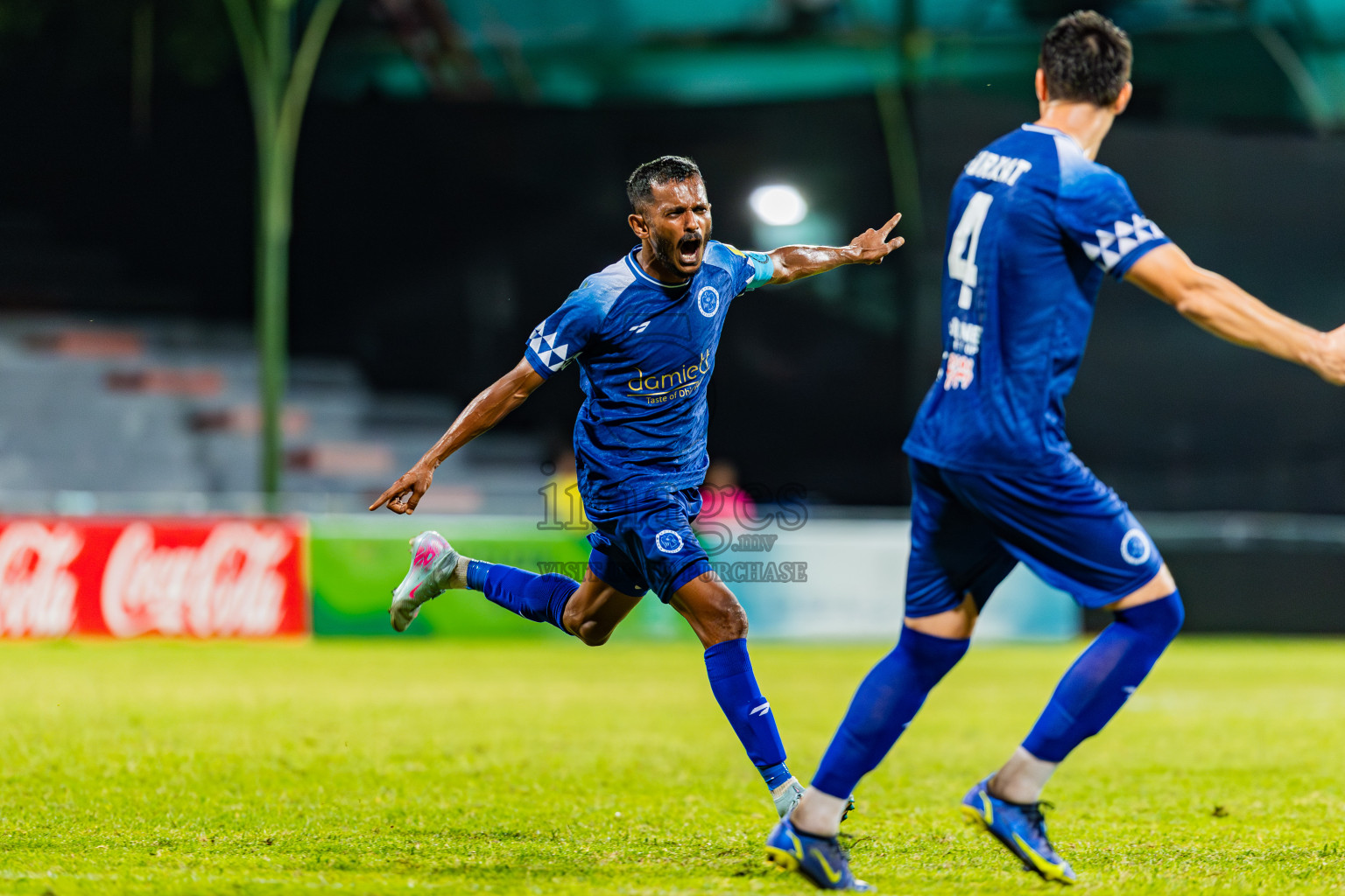 United Victory vs New Radiant Sports Club in Dhivehi Premier League 2025/26 held in National Football Stadium, Male', Maldives on Thursday, 25th September 2025. Photos: Areef Adam / Images.mv