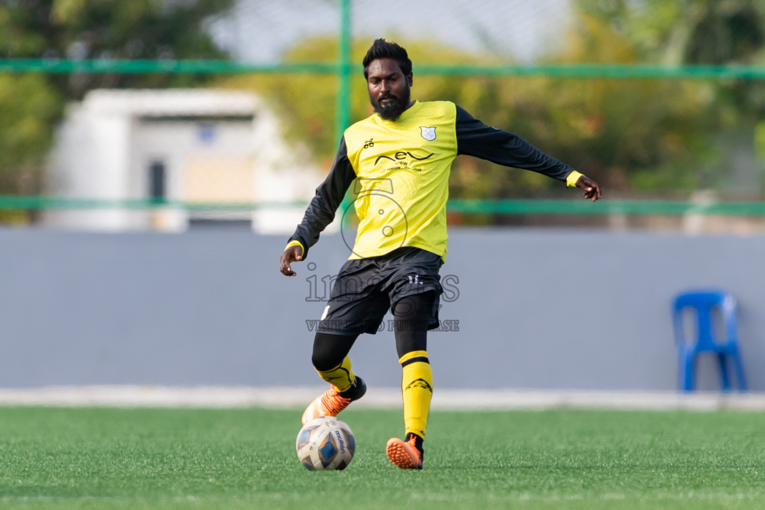 Baburu SC vs Kanmathi Juniors from Semi Final of Manadhoo Council Cup 2024 in N Manadhoo Maldives on Sunday, 25th February 2023. Photos: Nausham Waheed / images.mv