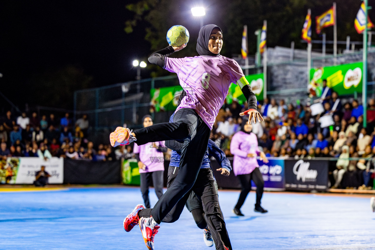 2nd Division Final of 8th Inter-Office/Company Handball Tournament 2024, held in Handball ground, Male', Maldives on Tuesday, 17th September 2024 Photos: Nausham Waheed/ Images.mv