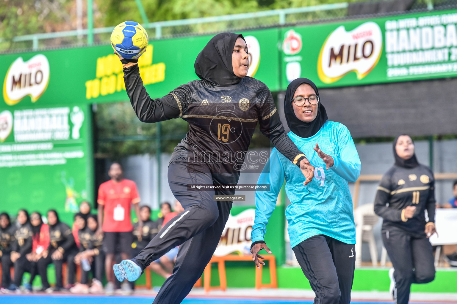 Day 5 of Milo 6th Inter Office Handball Tournament 2022 - Photos by Nausham Waheed