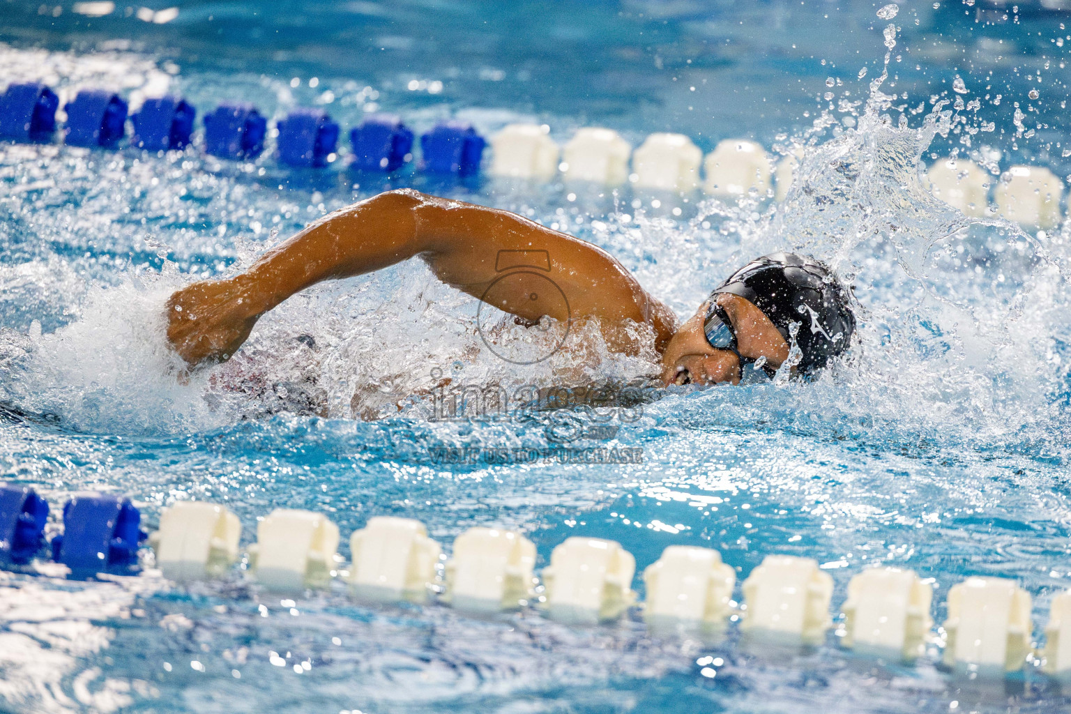 Day 4 of National Swimming Competition 2024 held in Hulhumale', Maldives on Monday, 16th December 2024. 
Photos: Hassan Simah / images.mv